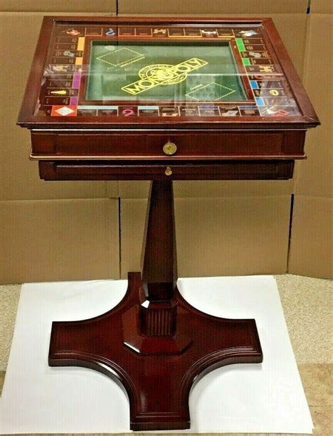 Franklin Mint Monopoly Collectors Edition Game Table Lion Off