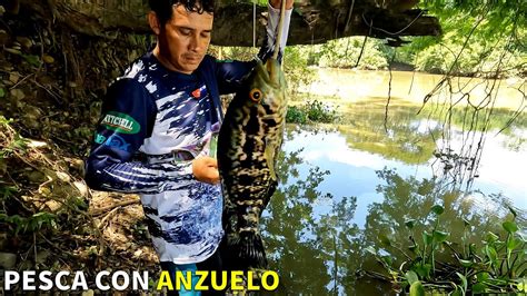 PE4SCA DE GUAPOTES Y MOJARRAS CON ANZUELO MODESTO PESCA UN CAMARÓN