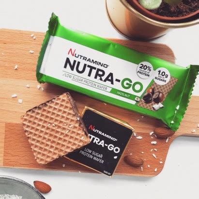 Nutramino Nutra Go Protein Wafer With Creamy Hazelnut Filling