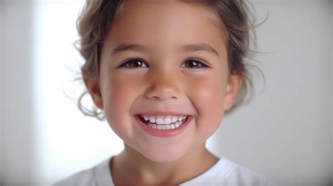 Premium Ai Image Perfect Kids Smile Happy Child With Beautiful White