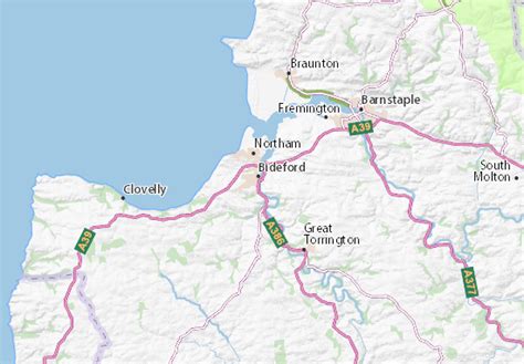 Michelin East The Water Map Viamichelin