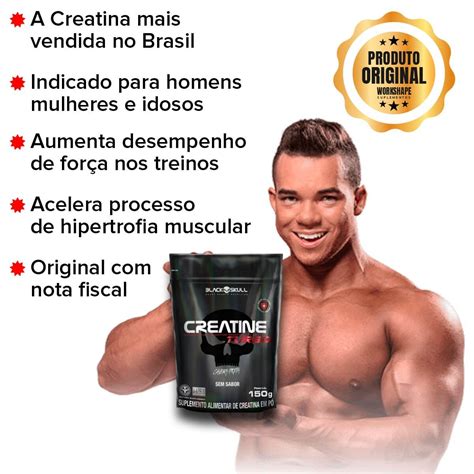 Creatina Turbo Black Skull Creatina Monohidratada Refil 150g