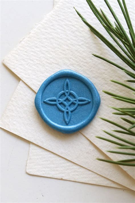 Witches Knot Wax Seal Stamp Wiccan Wax Seal Stamp Protection Etsy