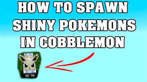 How To Spawn Shiny Pokemons In Cobblemon Minecraft Youtube