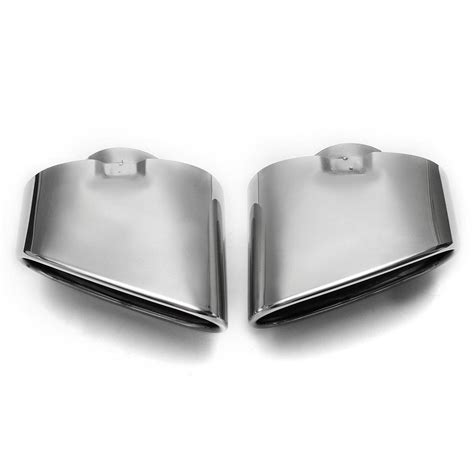 Buy 2PCS Exhaust Dual Tail Pipe Muffler Tip Stainless For BMW X5 E70