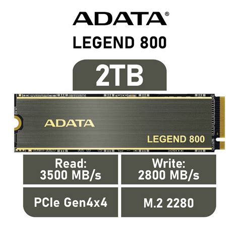 Adata Legend Tb Pcie Gen X Aleg Gcs M Solid State