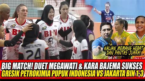 BIG MATCH DUET MEGAWATI KARA BAJEMA SUKSES GRESIK PETROKIMIA PUPUK