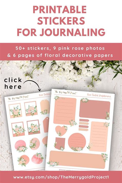 Pin on Printable Journal Stickers