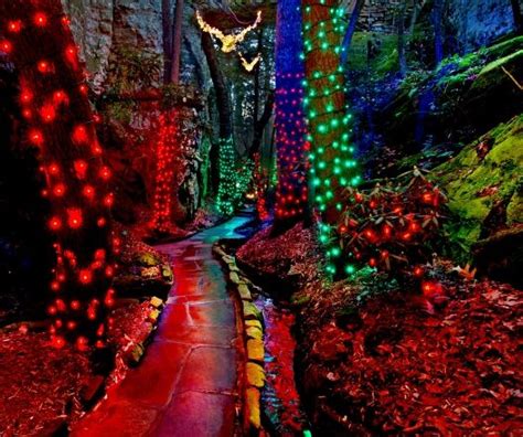 Enchanted Garden Of Lights Rock City Tennessee Christmas Tennessee