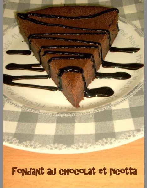 Recette Dessert Ricotta Chocolat