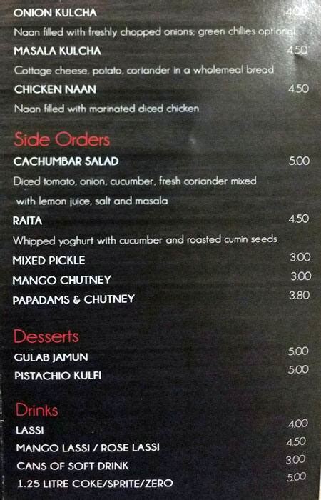 Menu At Saffron On Kelletts Restaurant Rowville