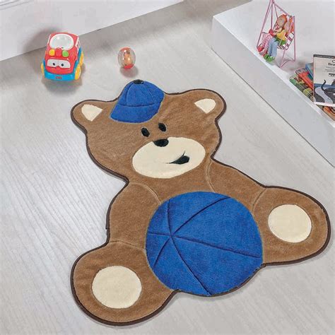 Tapete Guga Tapetes Formato Baby Urso Azul Royal Madeiramadeira