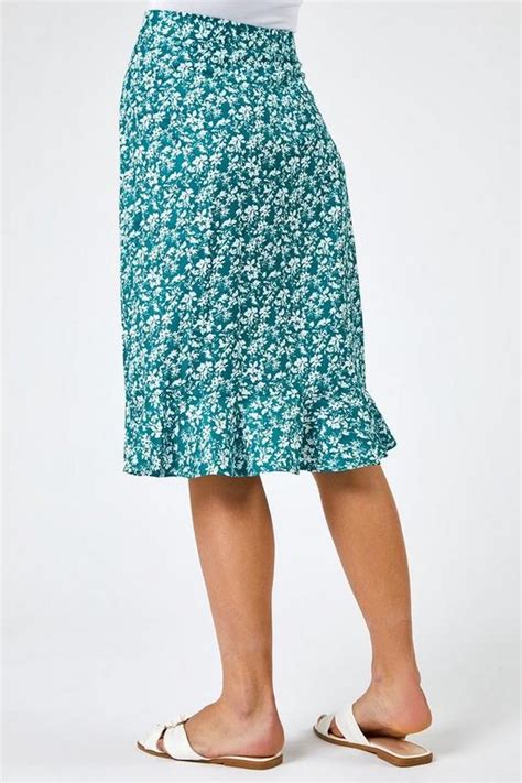 Skirts Ditsy Floral Frill Wrap Skirt Roman