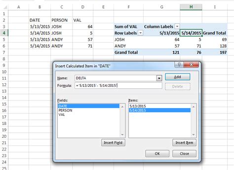 Excelpivot Tablecalculated Field Creating A Calculated Field In