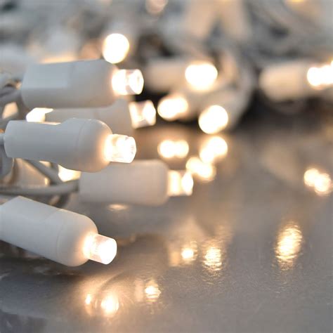 LED Warm White String Lights - Twinkling Effect