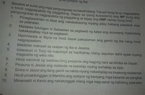 Pasagot Po Pls Wag Na Pong Magsagot Kung Hindi Alam Ang Sagot Thank