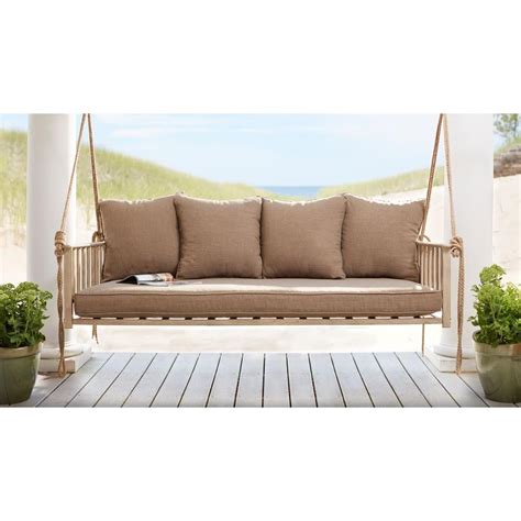 Hampton Bay Cane A Frame Outdoor Patio Swing Gss B The Home