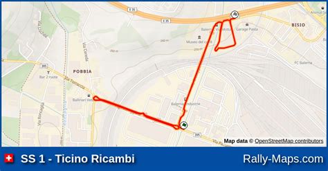 Ss Ticino Ricambi Stage Map New Rally Del Ticino Srm