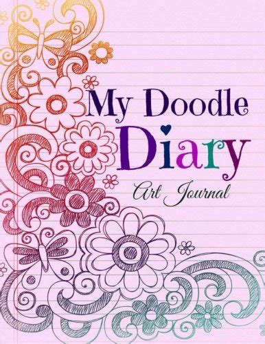 My Doodle Diary: Art Journal (Jumbo Sized Doodle Books-Pink lined doodle page design) - Kids ...