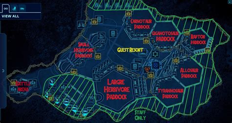 The Layout For My Isla Nublar Resort Rjurassicworldevo