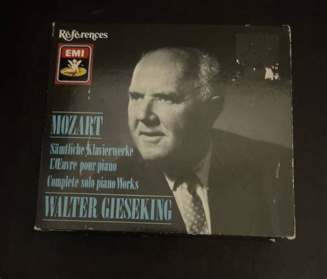 Mozart Complete Piano Works 8 CD Set Walter Gieseking 1990 Remastering