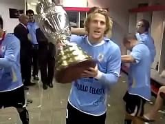 Uruguay Champion Martín Caceres Naked Forlán Sends Greetings And Loco Abreu In Tanga 360p H