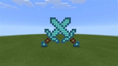 Minecraft Sword Crossed