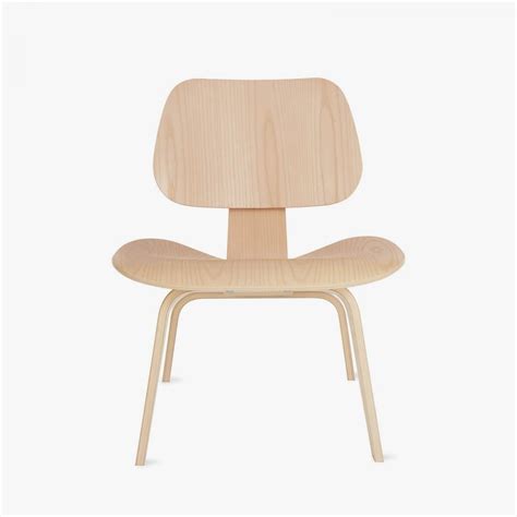 Eames Molded Plywood Lounge Chair With Wood Base By Charles Ray Eames