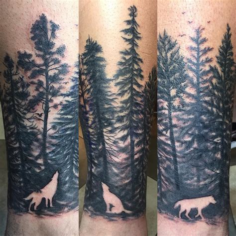 75+ Simple and Easy Pine Tree Tattoo - Designs & Meanings (2018)