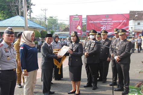 Kantor Wilayah Kemenkumham Lampung Gelar Upacara Bendera Dan Tasyakuran