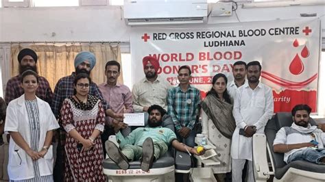 Ludhiana Dc Inaugurates Blood Donation Camp 40 Units Collected