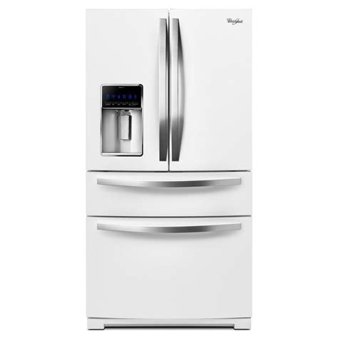 Shop Whirlpool Cu Ft Door French Door Refrigerator With Ice