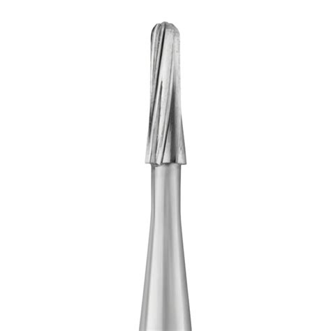 Trirockdental Fg Taper Round End Plain Fissure Carbide Bur Pk