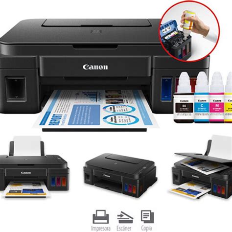 Impresora Multifuncional De Tinta Continua Canon Pixma G2110 Imprime