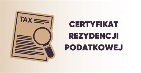 Certyfikat Rezydencji Podatkowej Taxcoach