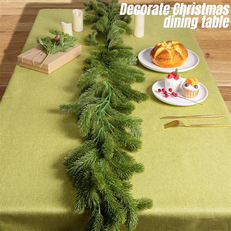 Pcs Christmas Norfolk Pine Garland Ft Single Fork Norfolk Pine