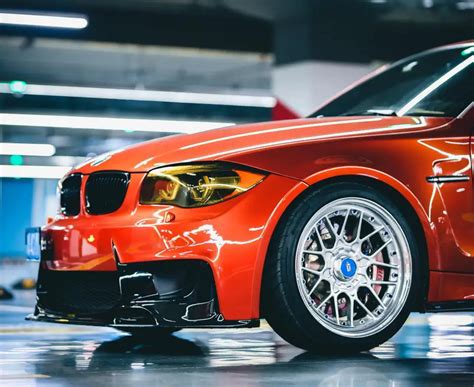 Orange Racer Bmw Er M Coup E With Tuning Modifications