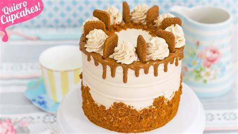 Tarta De Vainilla Y Galletas Lotus Biscoff Quiero Cupcakes Youtube