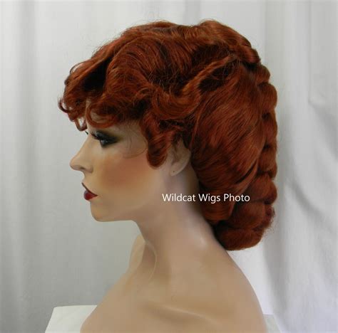 Fabulous Amazing Victorian Wig Color 130 Foxy Red Theater Wig