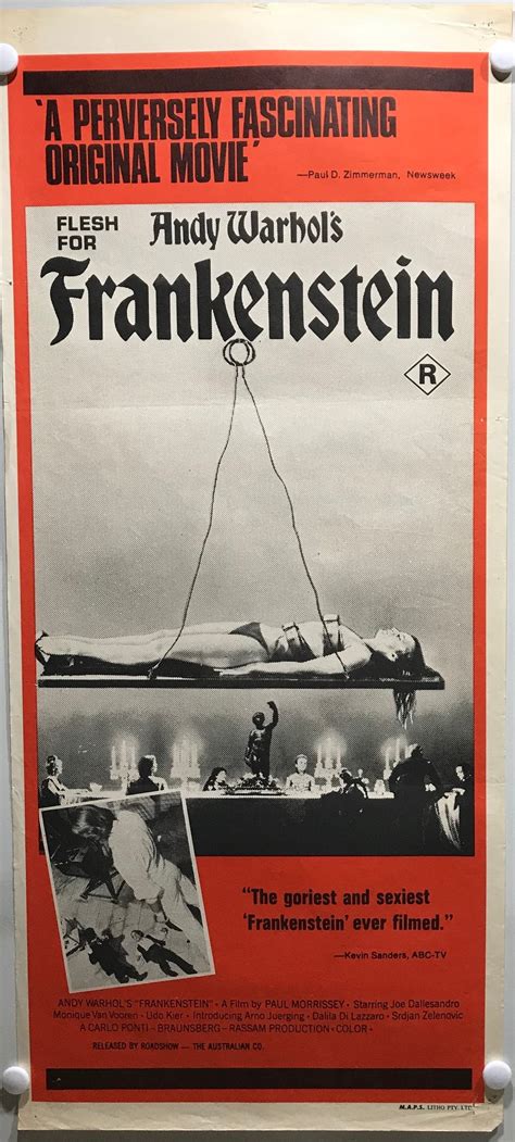Original Daybill Movie Poster Flesh For Frankenstein Horror X