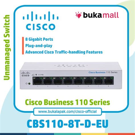 Jual Cisco Business 110 Series Unmanaged Switch 8 Port GE Desktop