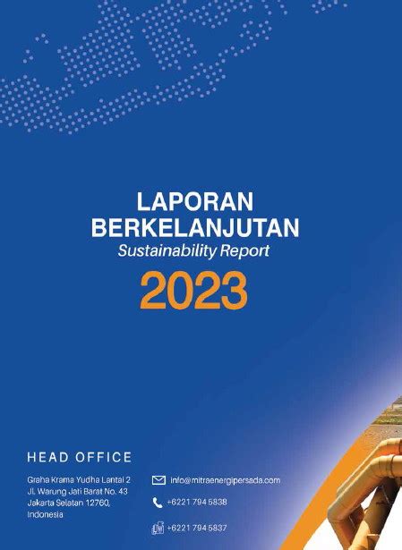 Sustainability Report 2023 Mitra Energi Persada Tbk