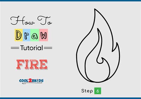 How To Draw Fire Step By Step