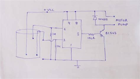 Water Level Indicator Project Using Ic 555 555 Ic Projects