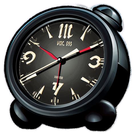 Download Black Alarm Clock Png Apq