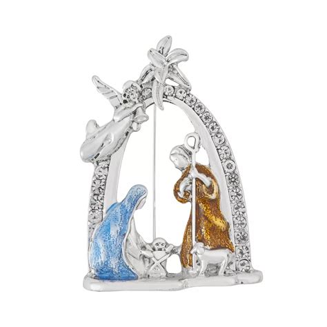 Napier Holidays Nativity Pin