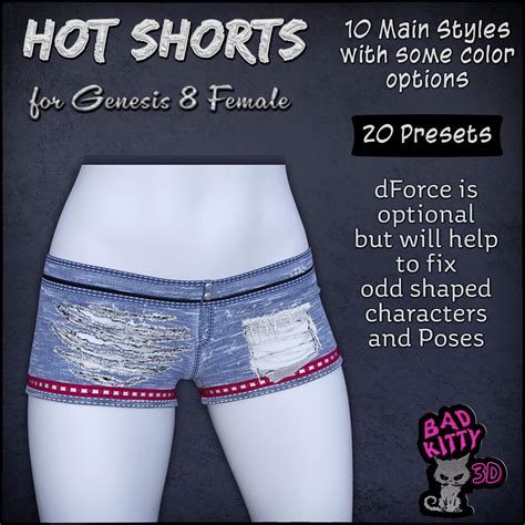 Hot Shorts For Genesis 8 Female Request