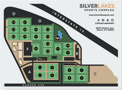 Silverlakes Sports Complex Field Map North Orange County Referee