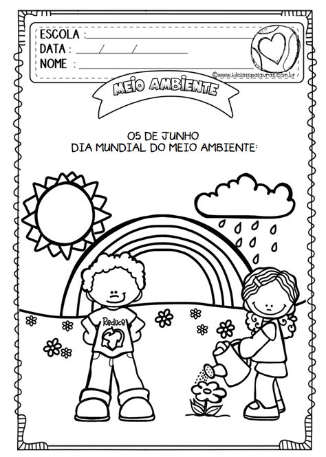 Colorir Desenho Dia Mundial Do Meio Ambiente Desenhos Para Colorir A