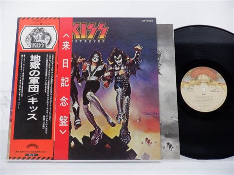 【やや傷や汚れあり】kissキッス「destroyer地獄の軍団」lp（12インチ）casablanca Recordsvip